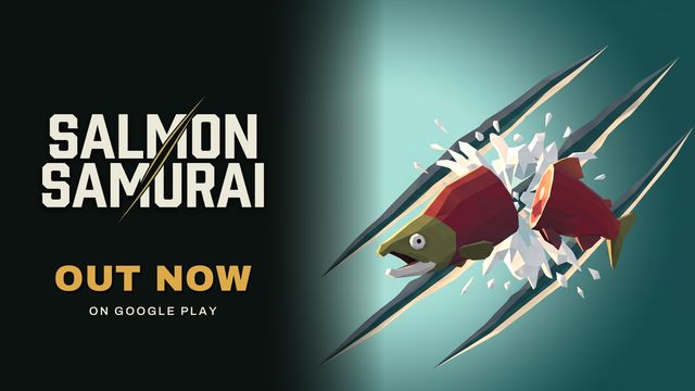 Announcement slide: the logo, "OUT NOW", "ON GOOGLE PLAY".